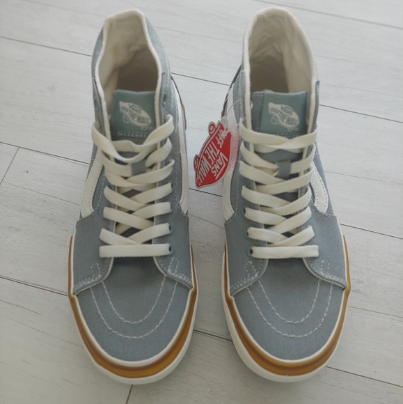 VANS NEW Old Skool Stacked Platform High Tops - Picture 8 of 16